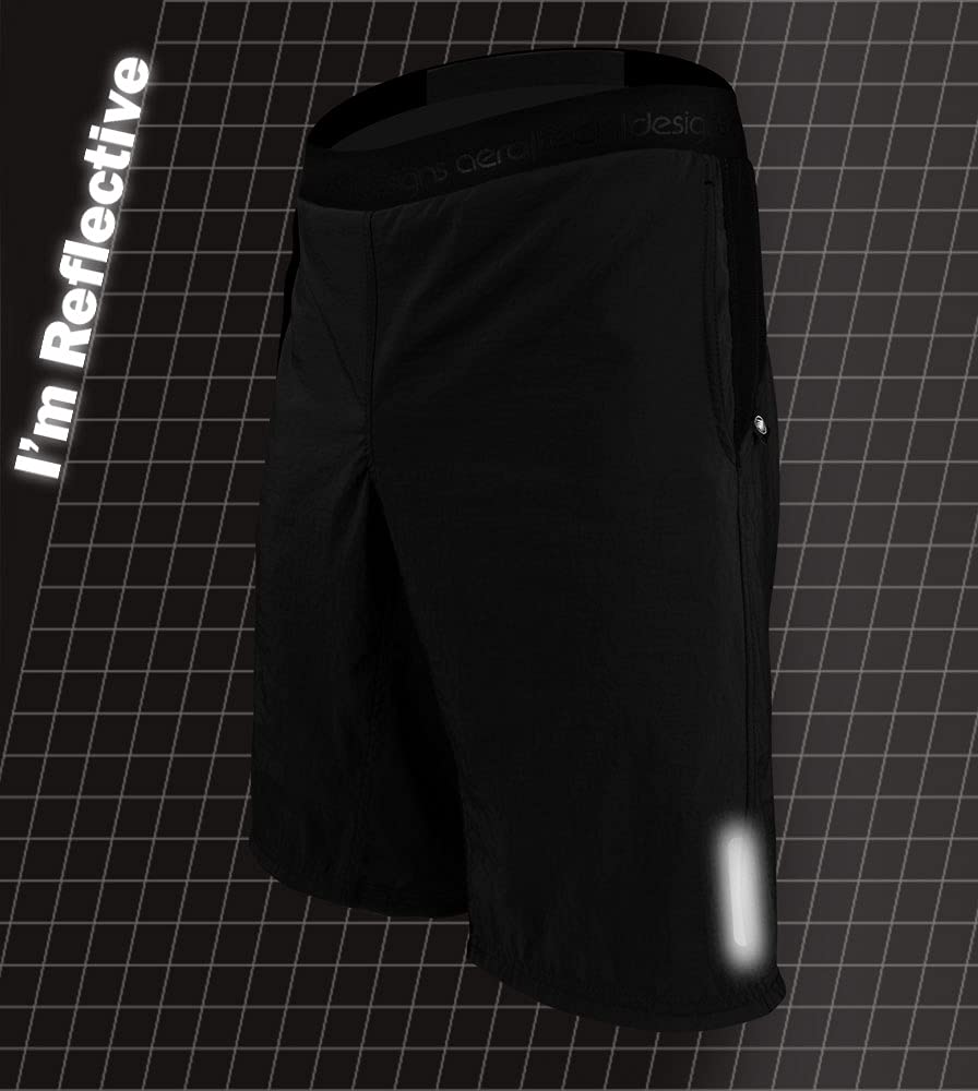 Men's USA Made Mountain Bike Shorts with Shell & Padded Liner - Durable MTB Cycling Gear for Trail Riding & Outdoor Adventures