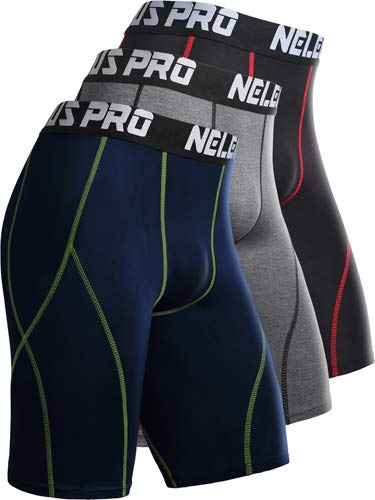 6012# Black(red Stripe)/Grey/Navy Blue,3 Pack