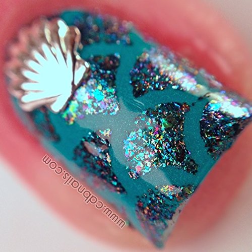 Twinkled T - Mermaid Nail Vinyl Stencils for Easy DIY Nail Art Designs | Perfect for Home Manicures, Salon Use & Gift Giving