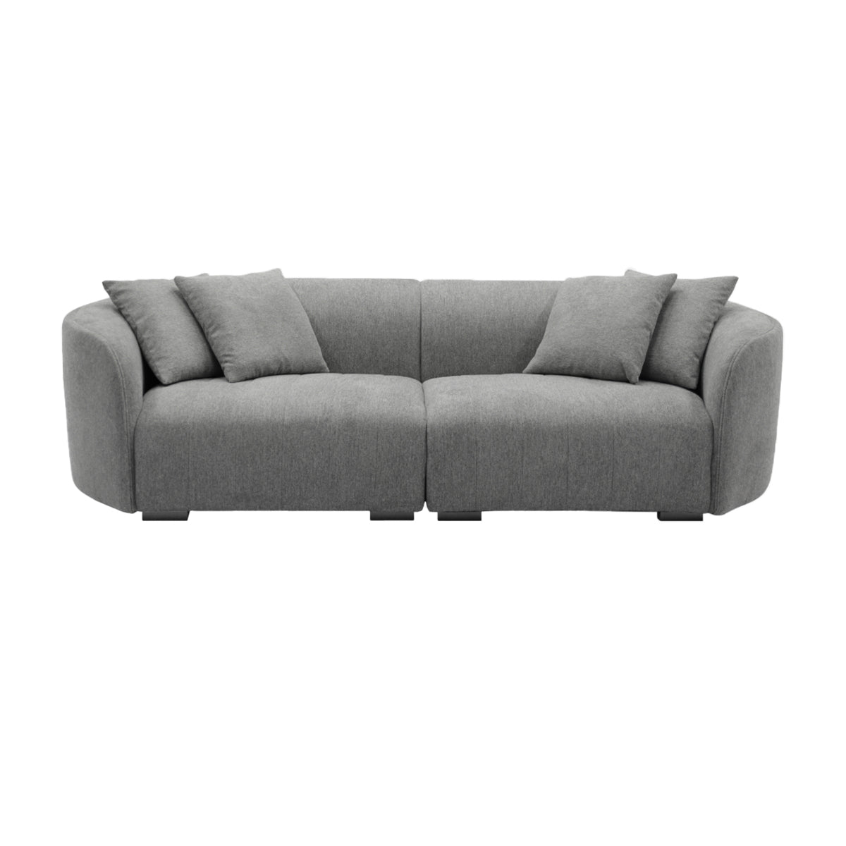 Juniper Pearl 3-Seater Sofa - Modern Comfortable Living Room Couch for Small Spaces | Perfect for Apartments, Condos & Cozy Homes