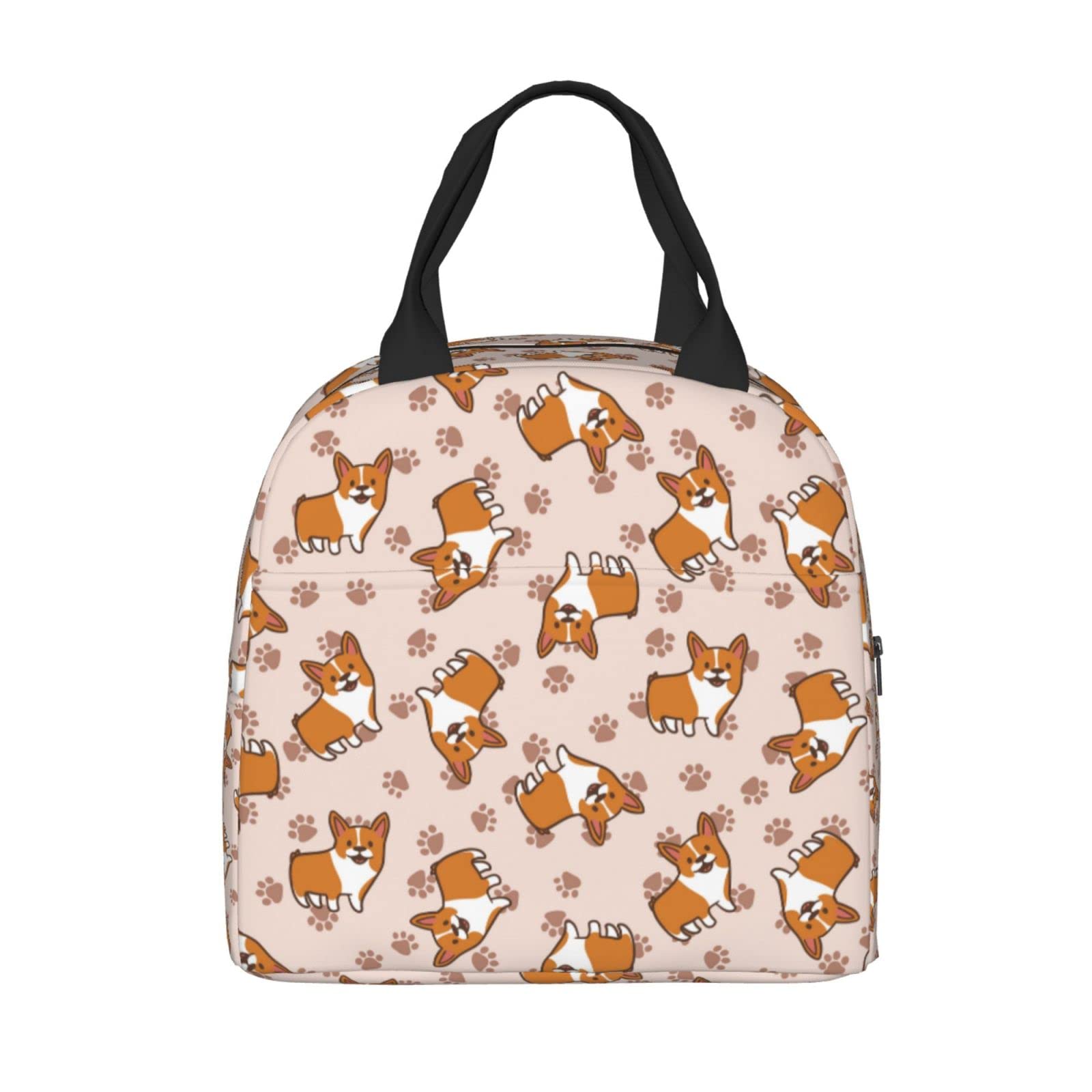 Insulated Corgi Lunch Box for Kids - Reusable Lunch Bag for Boys & Girls, Perfect for School, Camping, Hiking, Picnic, Beach & Travel - Ideal for Daily Use, Outdoor Adventures & Family Outings