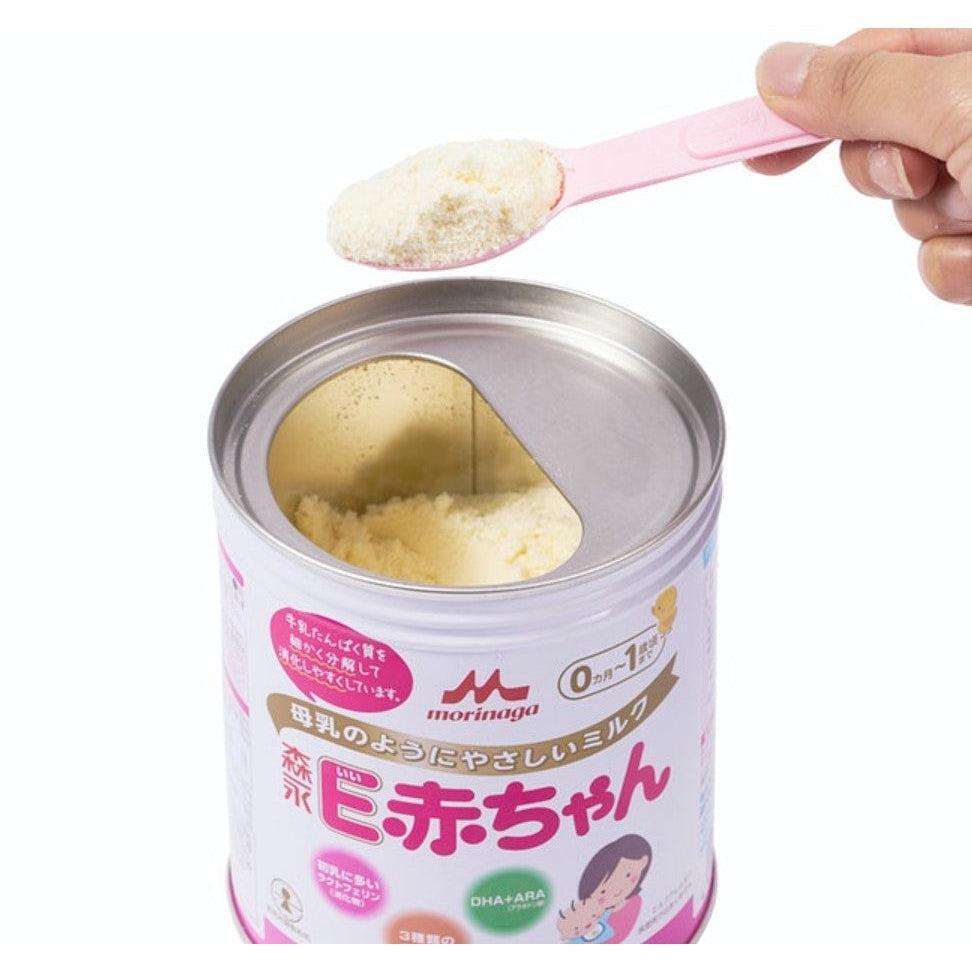 Morinaga E Akachan Infant Formula - Japanese Baby Milk Powder 800g for Newborns & Infants - Ideal for Feeding, Travel & Daily Nutrition