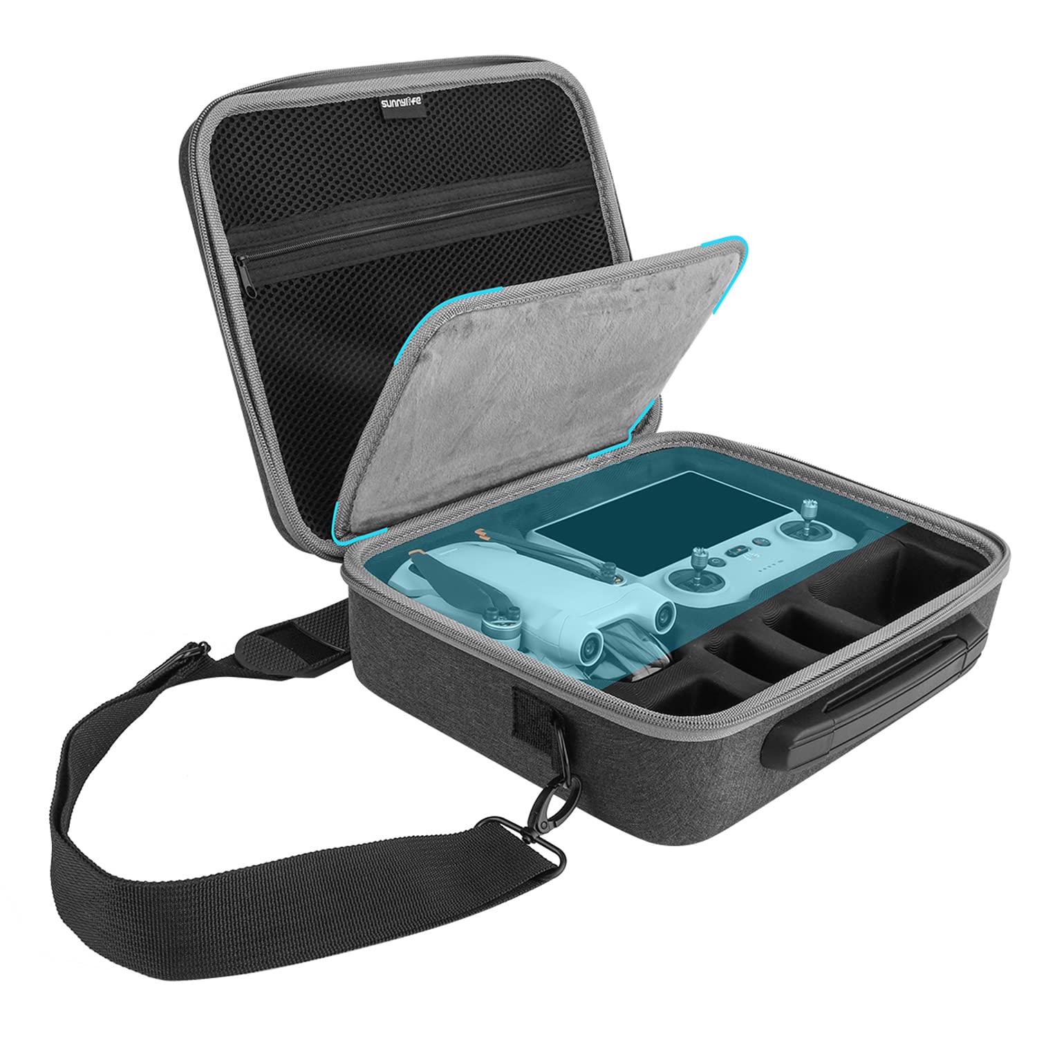 Tineer Mini 3 Pro Drone Case - Large Capacity Shoulder Bag for DJI Mini 3 Pro & Controller - Perfect for Travel & Outdoor Drone Storage
