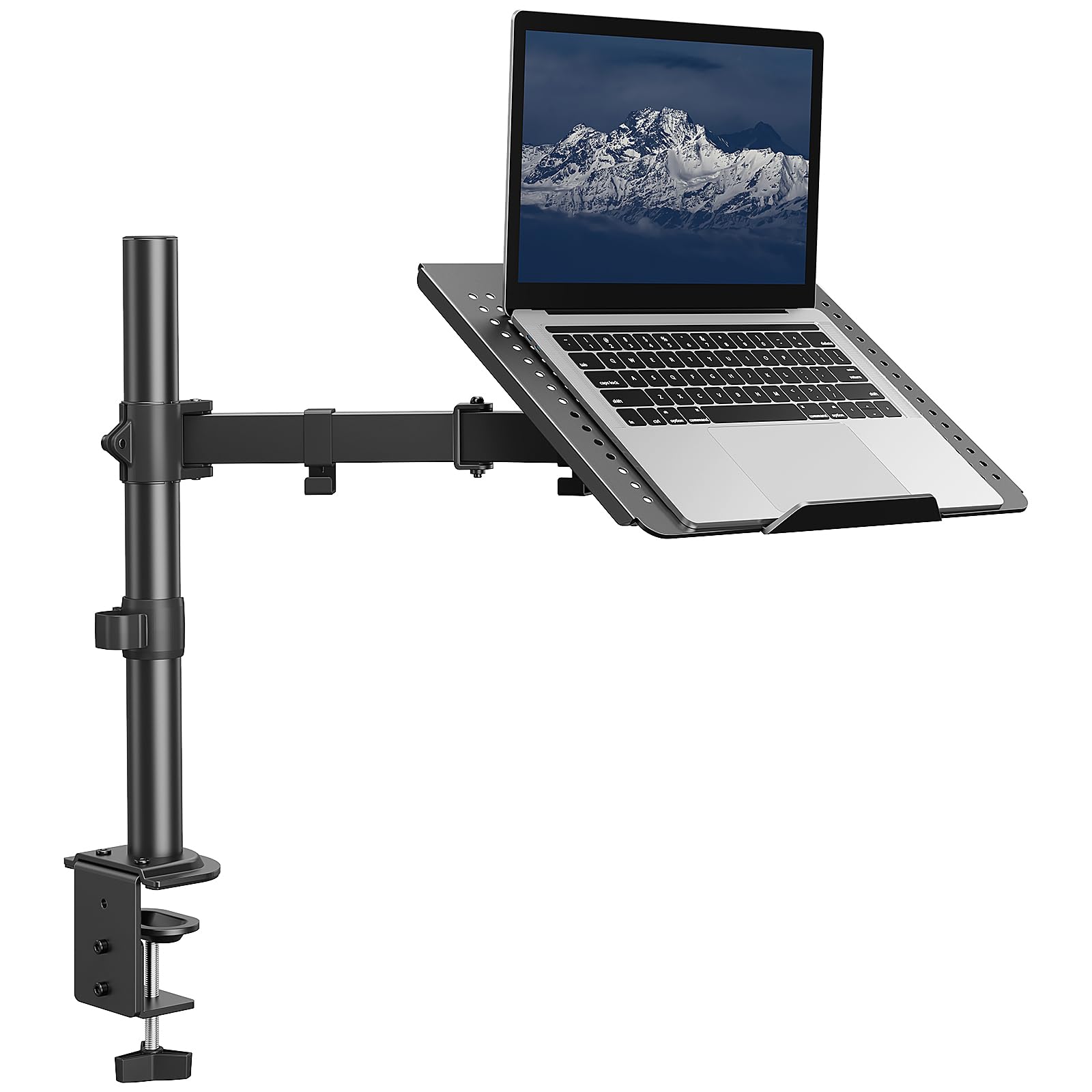 HUANUO Adjustable Laptop Desk Mount - Ergonomic Laptop Arm Stand for 17-inch Notebooks & 15-32