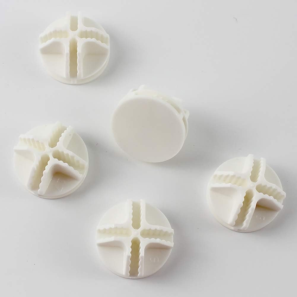 20 Pcs White Plastic Wire Cube Connectors for Modular Storage Shelves - DIY Closet Organizer, Wire Grid Shelving System - Perfect for Home, Office, and Garage Storage Solutions