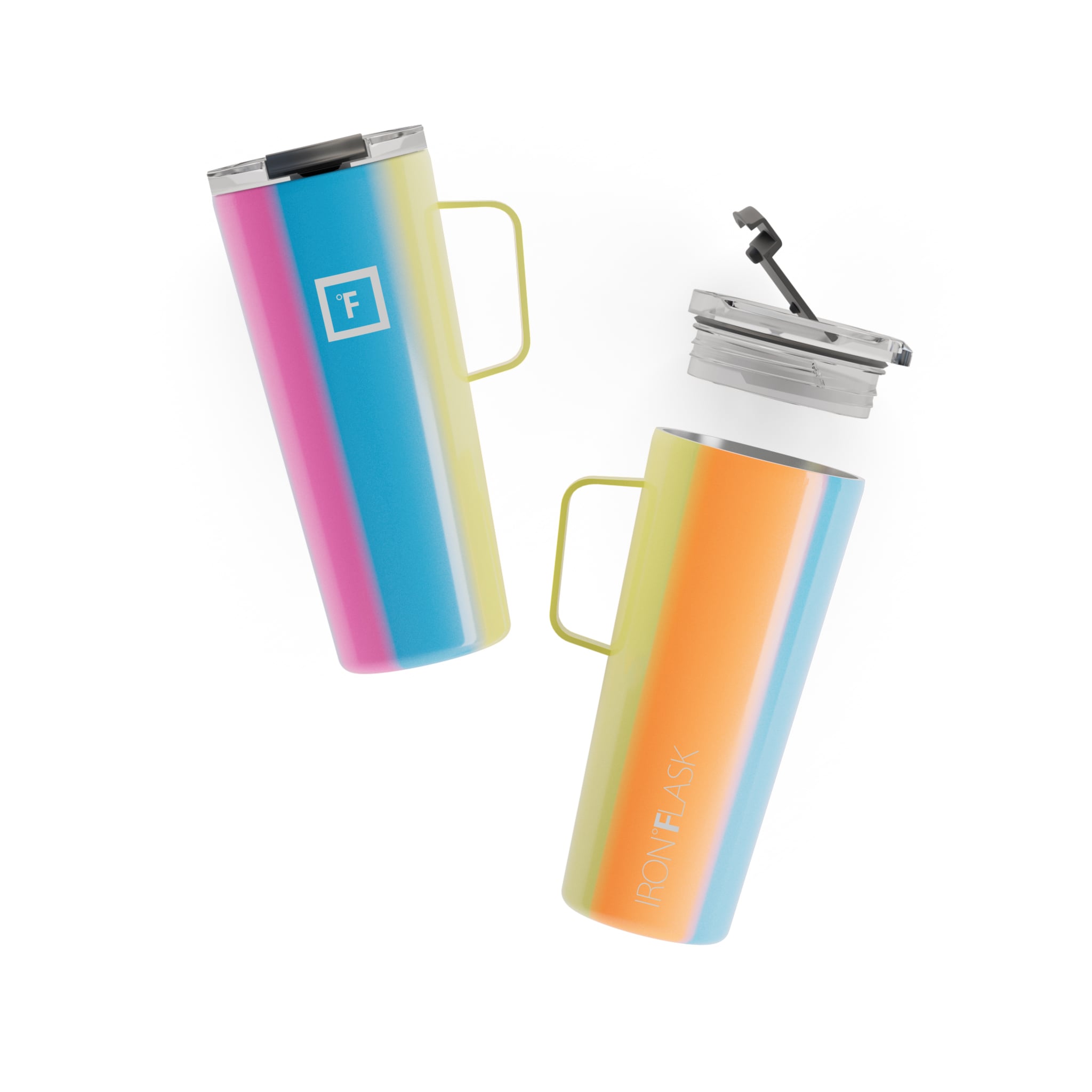 24 Oz Insulated Coffee Mug with Non-Slip Grip - Perfect for Hot & Cold Drinks at Home, Office or Travel