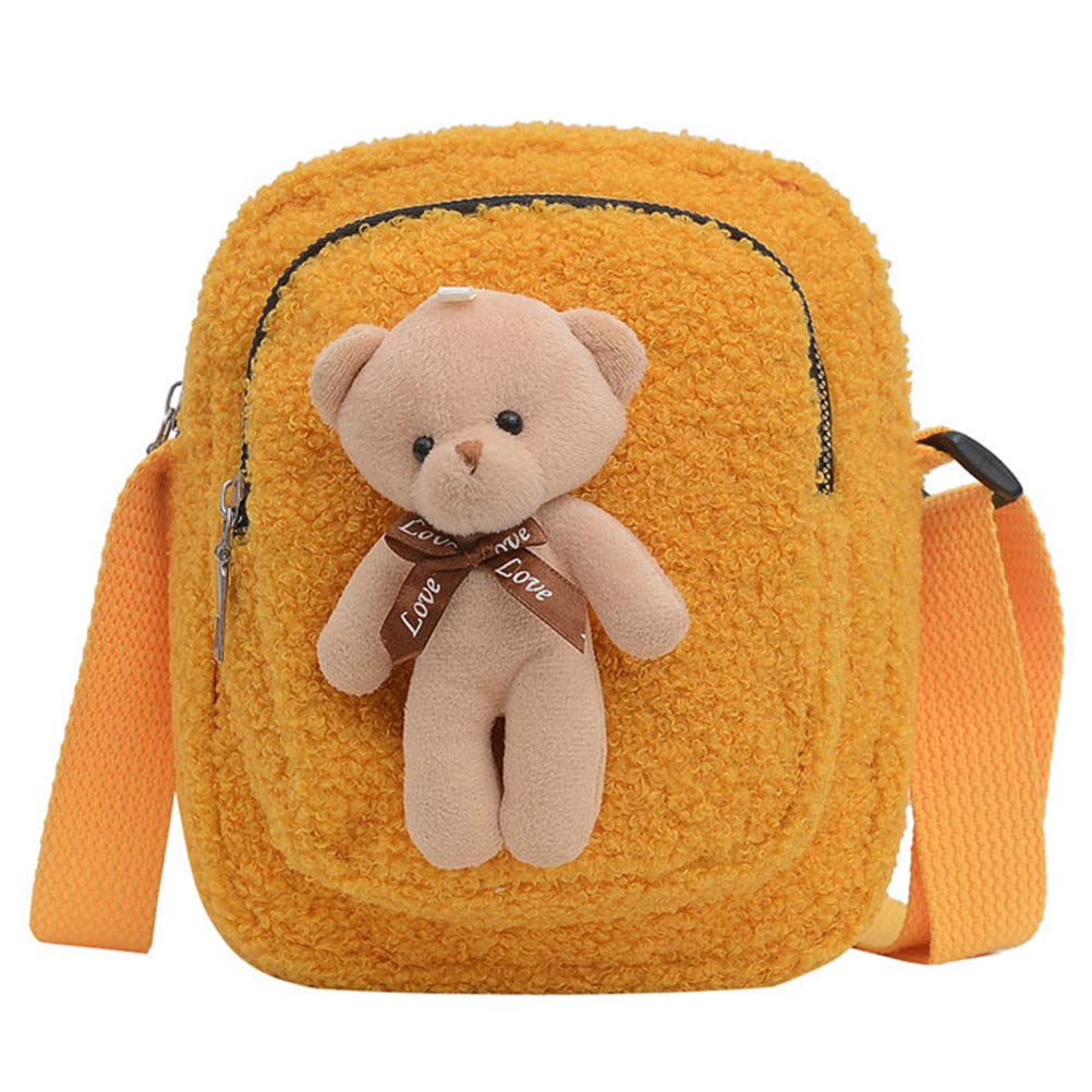 VALICLUD Women's Fashion Crossbody Bag - Cute Plush Shoulder Purse for Daily Use, Travel & Shopping
