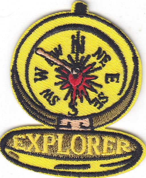EXPLORER Iron On Patch for Scouts - Camping & Hiking Badge for Boys & Girls - Perfect for Backpacks, Jackets & Outdoor Gear