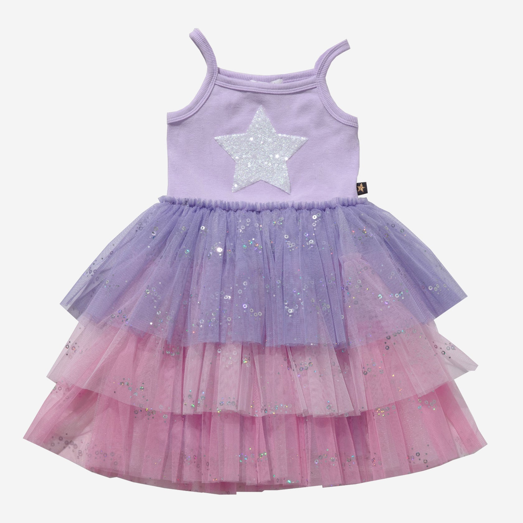 Petite Hailey 3-Layer Purple Tutu Dress for Girls | Elegant Party Outfit for Birthday, Photo Shoot & Special Occasions