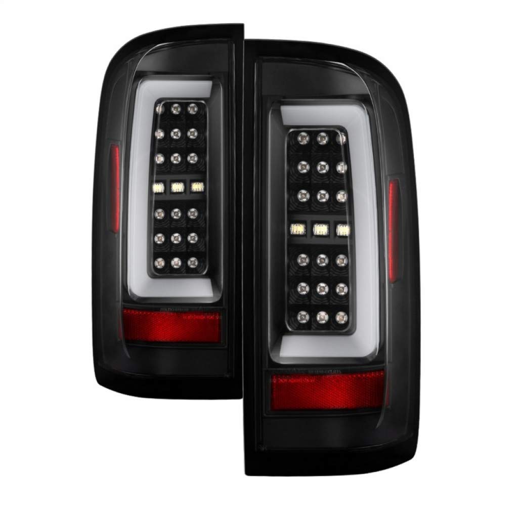 2015-2017 Chevy Colorado Spyder LED Tail Lights Pair with Light Bar - Black (Part# 5084576) | Upgrade Your Truck's Style & Night Visibility