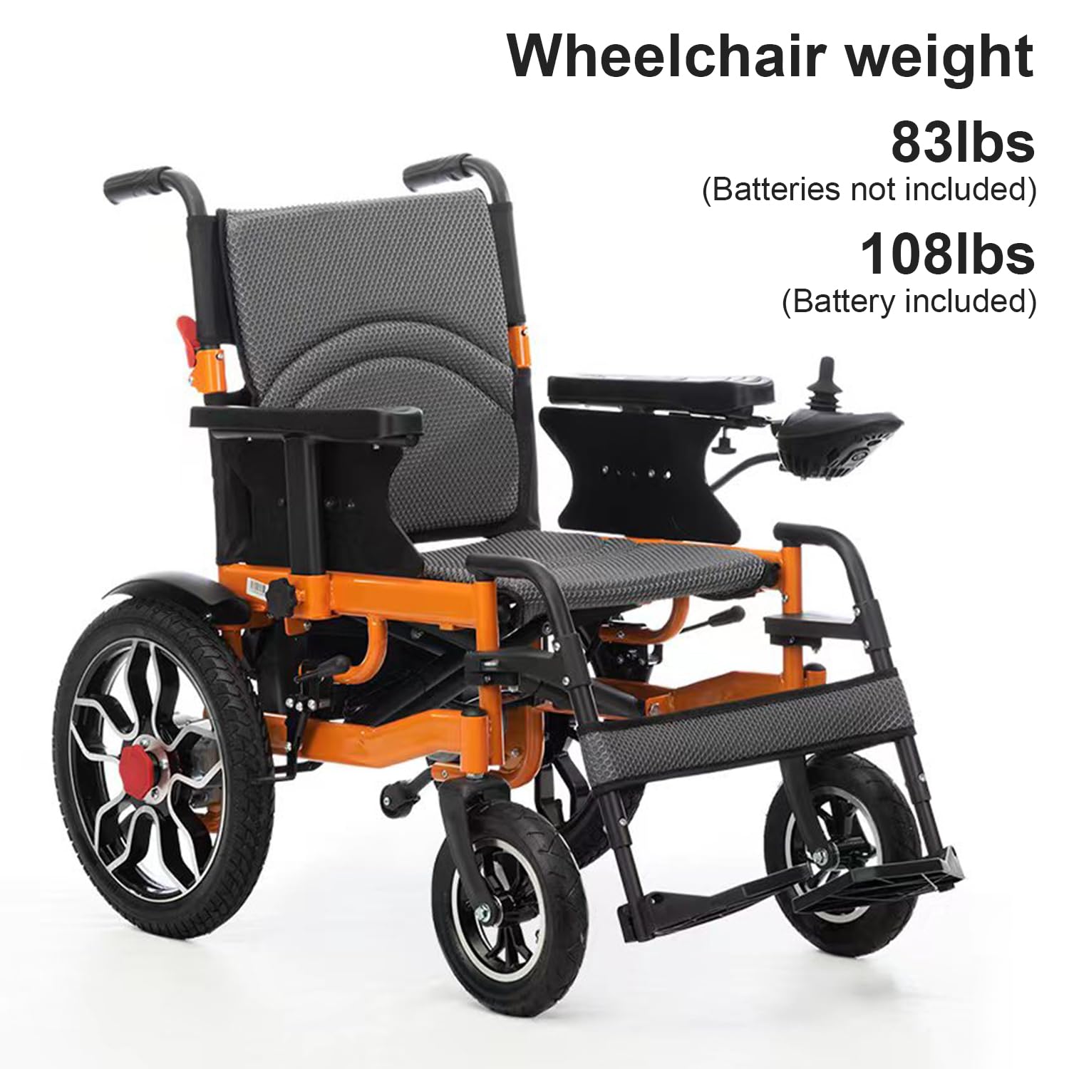 20 Miles Long Range All-Terrain Electric Wheelchair for Adults - Lightweight Foldable Motorized Wheelchair with Intelligent Power System - FAA Approved Portable Wheelchair for Seniors & Travel (Ideal for Outdoor Adventures, Air Travel & Daily Mobility)