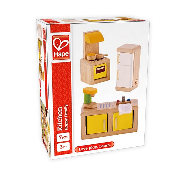 Hape E3453 Kids Wooden Play Kitchen Set - Pretend Play Toy for Toddlers & Preschoolers | Perfect for Home, Daycare & Classroom Role-Playing Activities