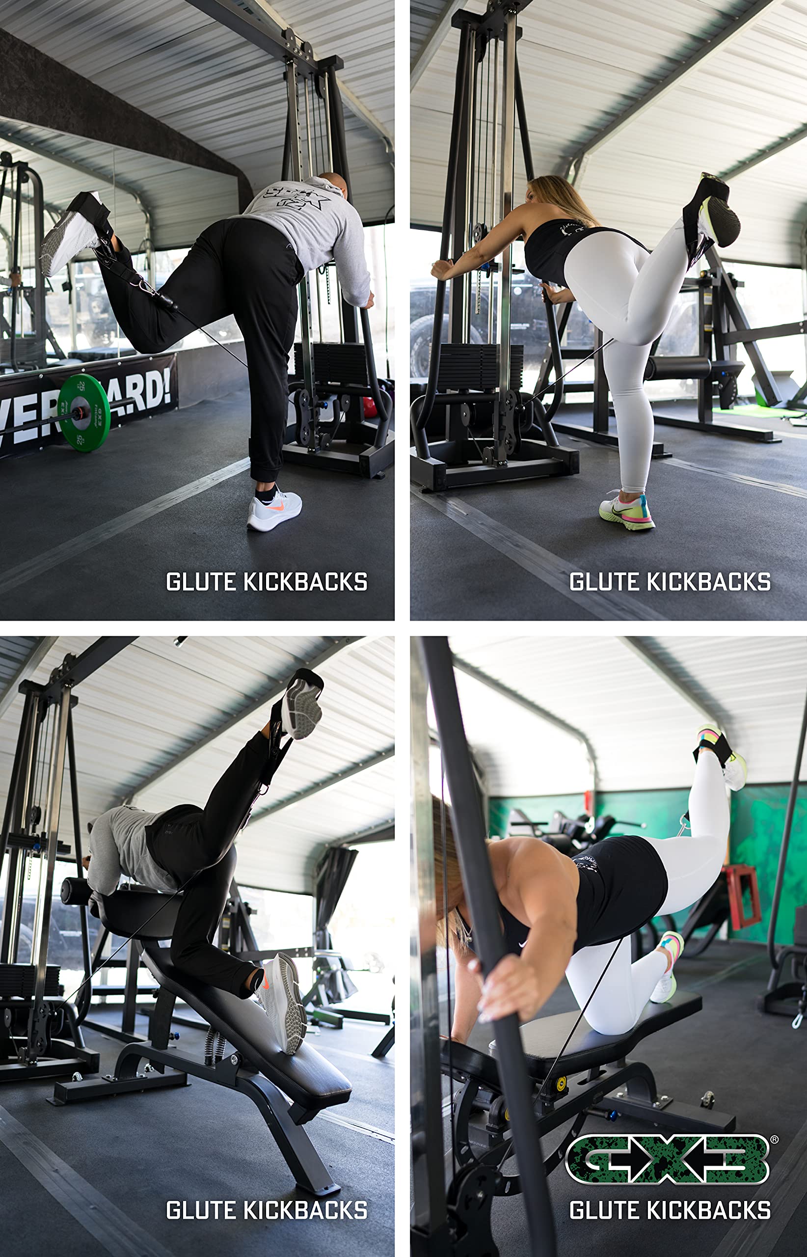 Booty Lifter for Glute Workouts - Attaches to Foot for Glute Activation - Cable Machine & Resistance Band Compatible - Lift, Shape & Strengthen Glutes - Perfect for Home Gym, Leg Day & Booty Building Routines