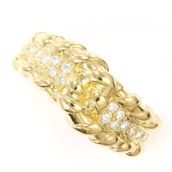18K Yellow Gold Diamond Ring for Women - Elegant Solitaire Engagement & Wedding Band - Perfect for Proposals, Anniversaries, and Special Occasions