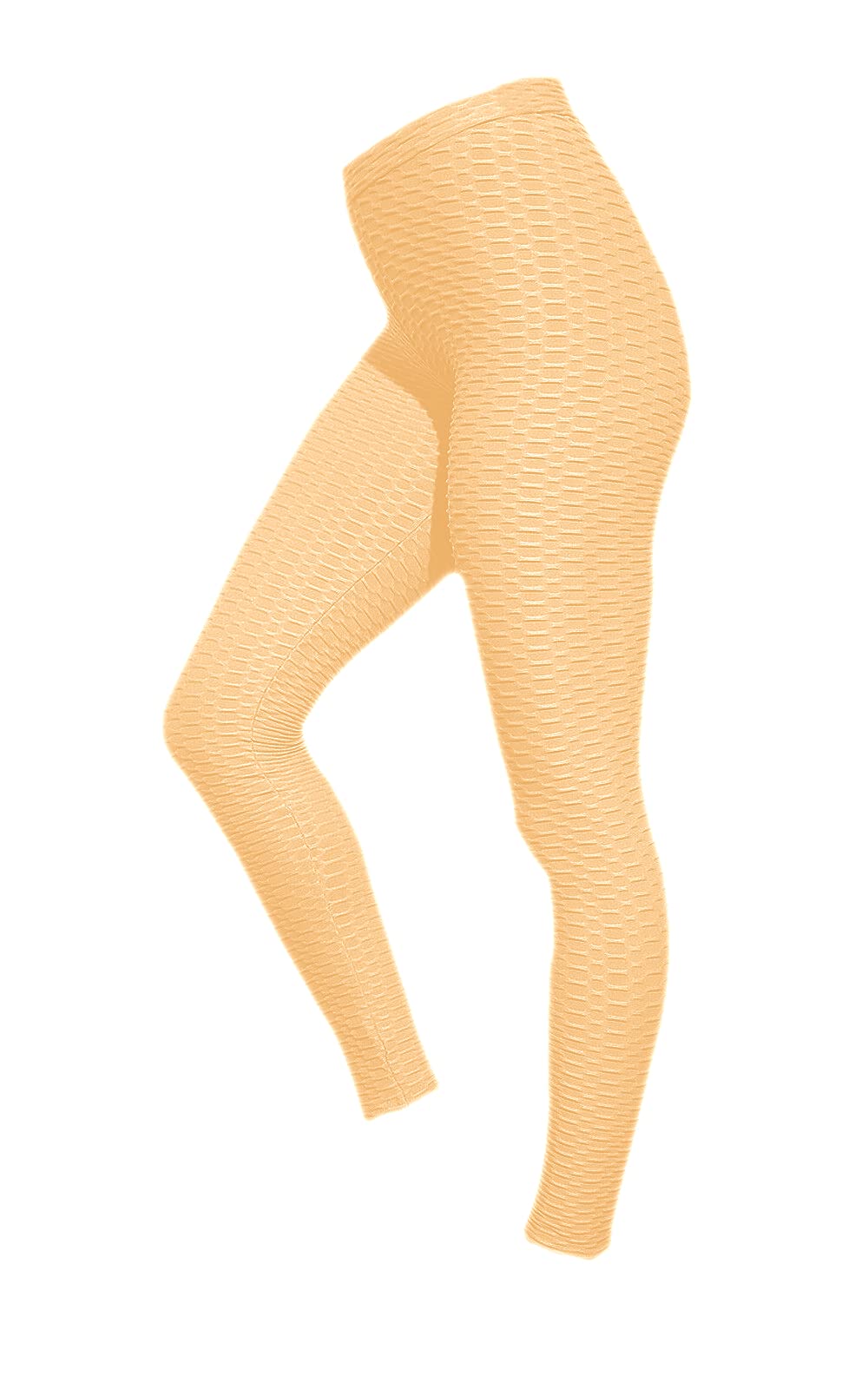 Aelstores Girls Waffle Textured Yoga Pants - Anti-Cellulite Scrunch Leggings for Fitness, Workout & Lounge Wear - Perfect for Yoga, Running and Casual Outfits