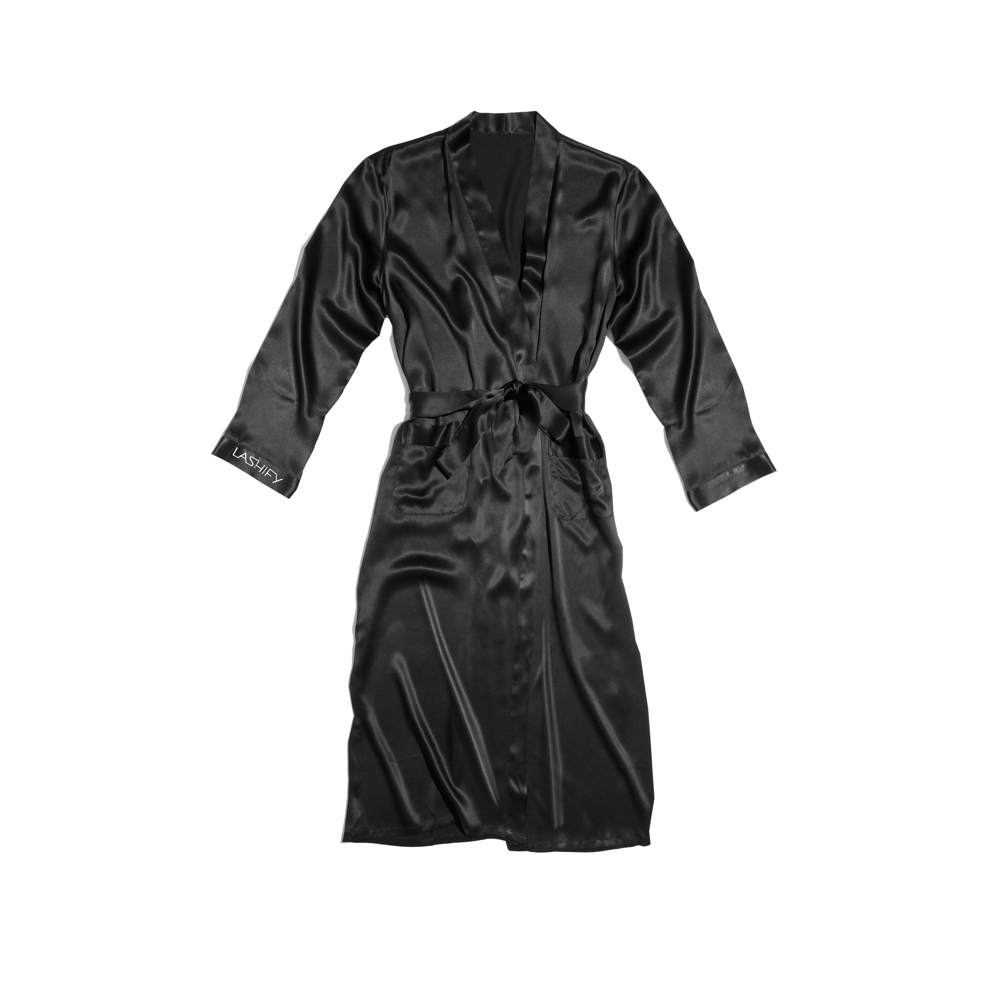 Luxury Silk Robe for Women - Soft & Elegant Lashify Silk Robe - Perfect for Spa, Bridal, and Home Relaxation