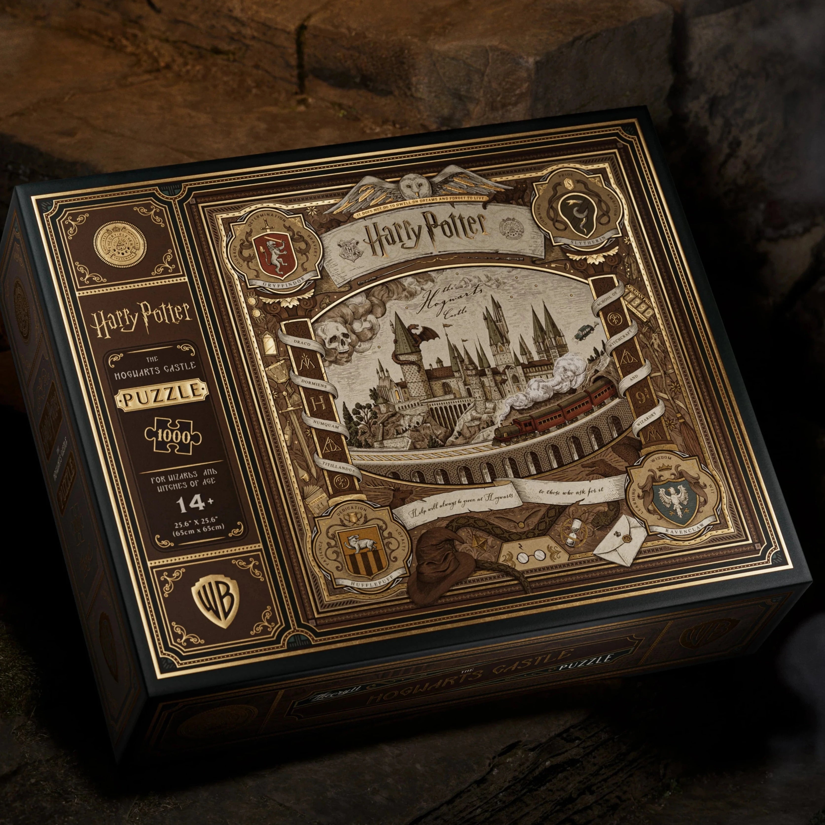 Harry Potter 1000-Piece Jigsaw Puzzle - Official Wizarding World Collectible for Adults & Kids - Perfect for Family Game Nights & Harry Potter Fans