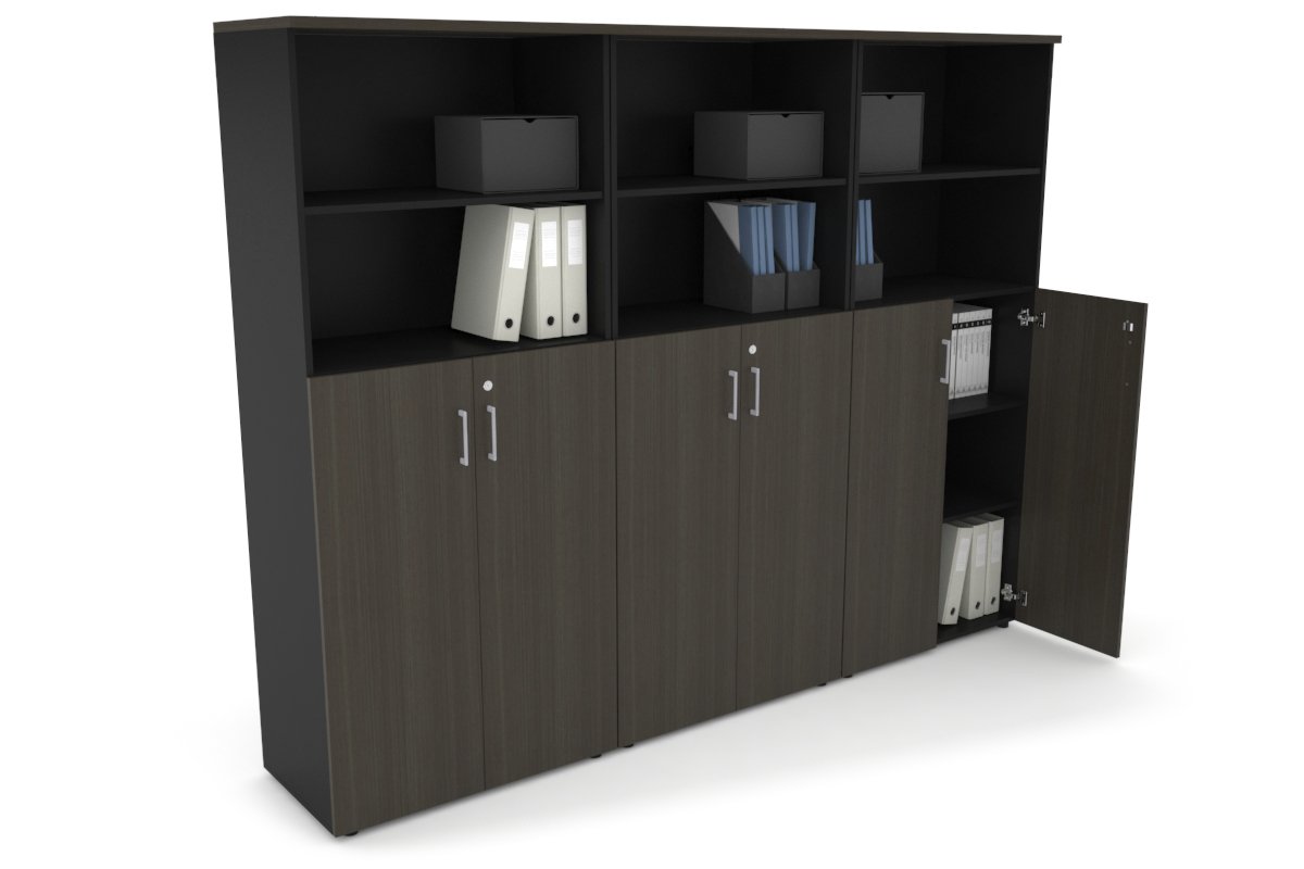 Large Storage Cabinet with Medium Doors - 2400W x 1870H x 450D Dimensions - Perfect for Uniform Organization in Offices, Schools, and Retail Stores