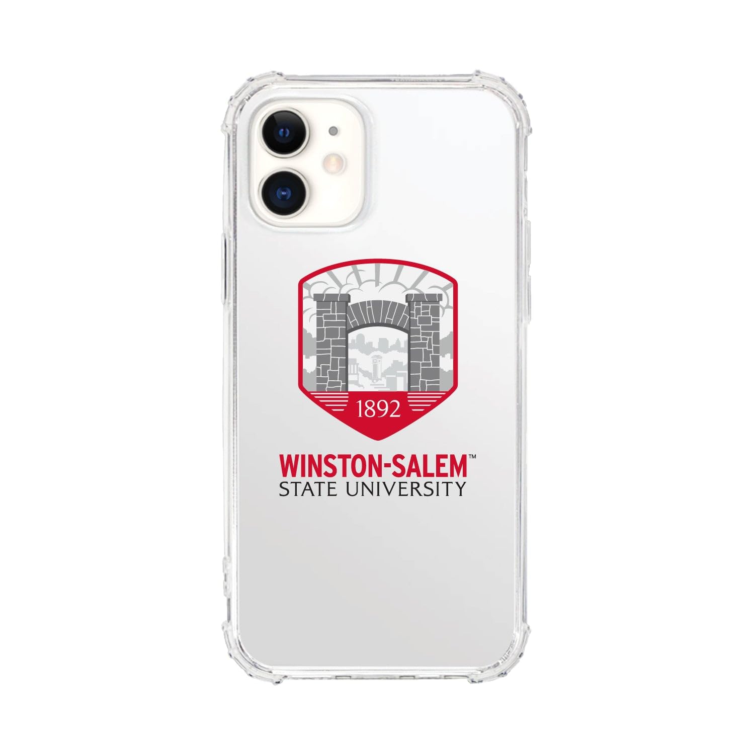 OTM Essentials Rugged Phone Case for iPhone 13 - Winston-Salem State University Edition | Shockproof Protective Cover with Reinforced Edges | Perfect for College Students & Alumni