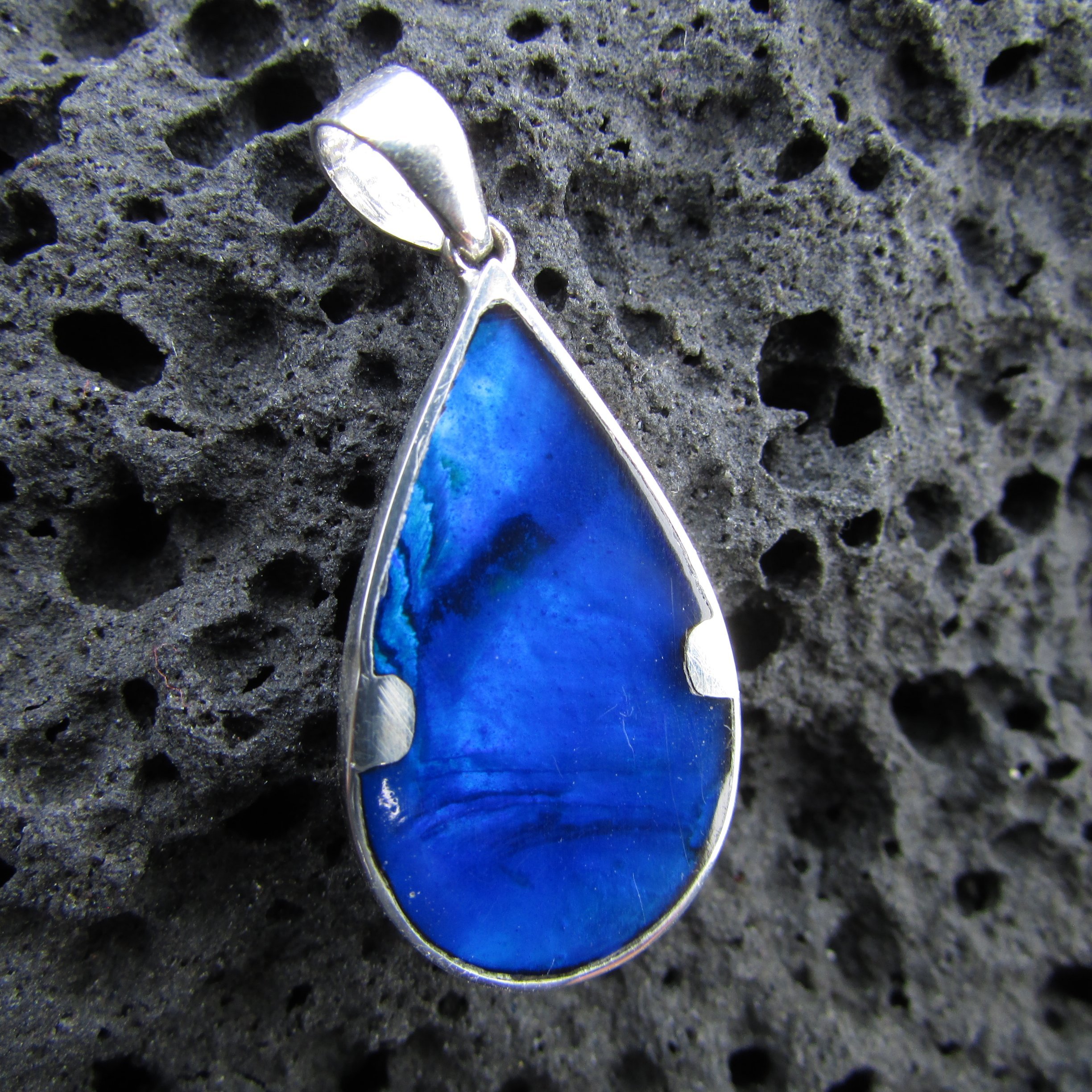 Handmade Manta Ray Wave Pendant Necklace with Pearl & Paua Abalone Shell | Sterling Silver Ocean Jewelry | Unique Beach Gift for Women | Perfect for Summer Vacations, Boho Outfits & Coastal Weddings