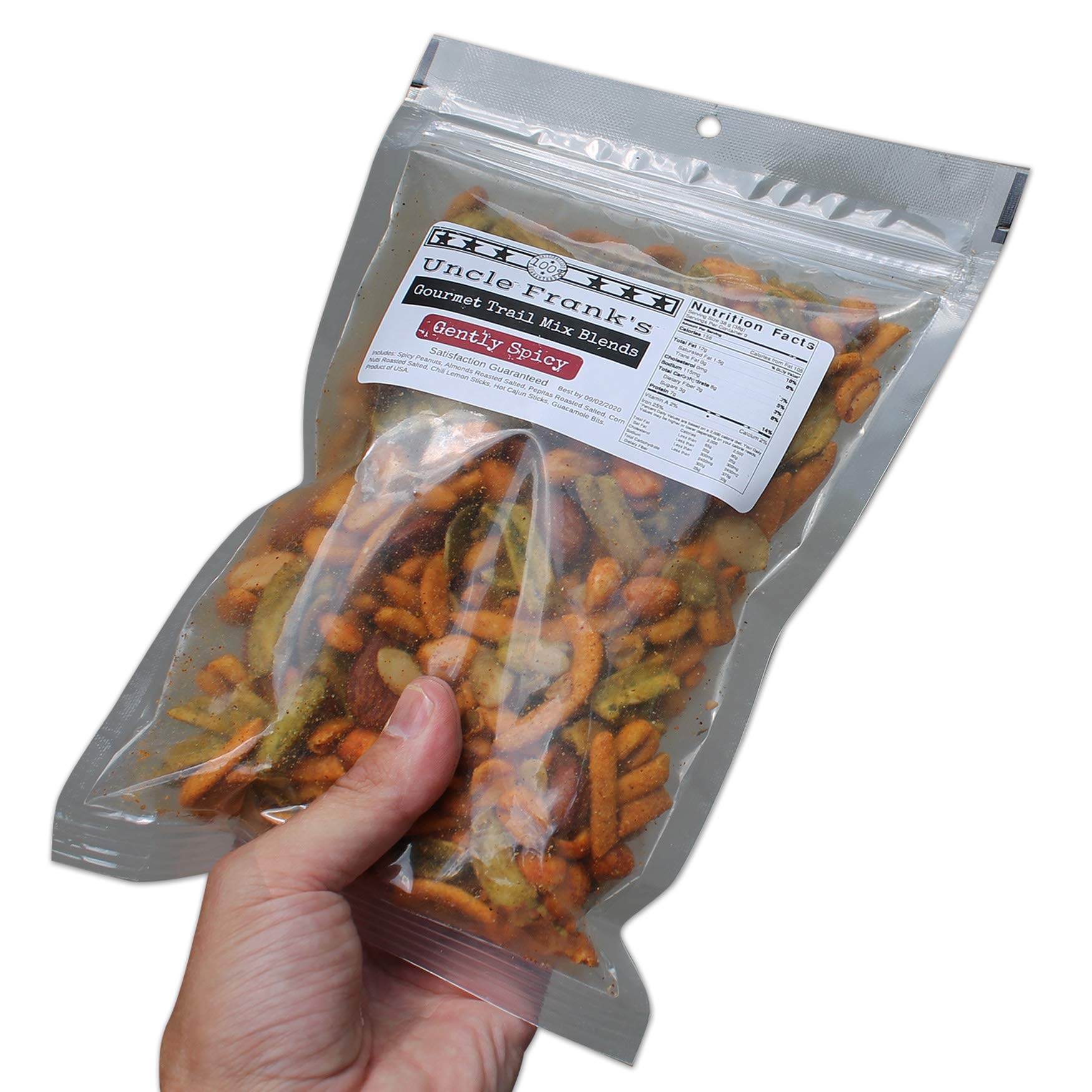 Spicy Trail Mix with Acorn Design - Funny Squirrel Snack - Premium USA-Made Spicy Nuts for Men & Women - Perfect for Hiking, Camping & Office Snacks