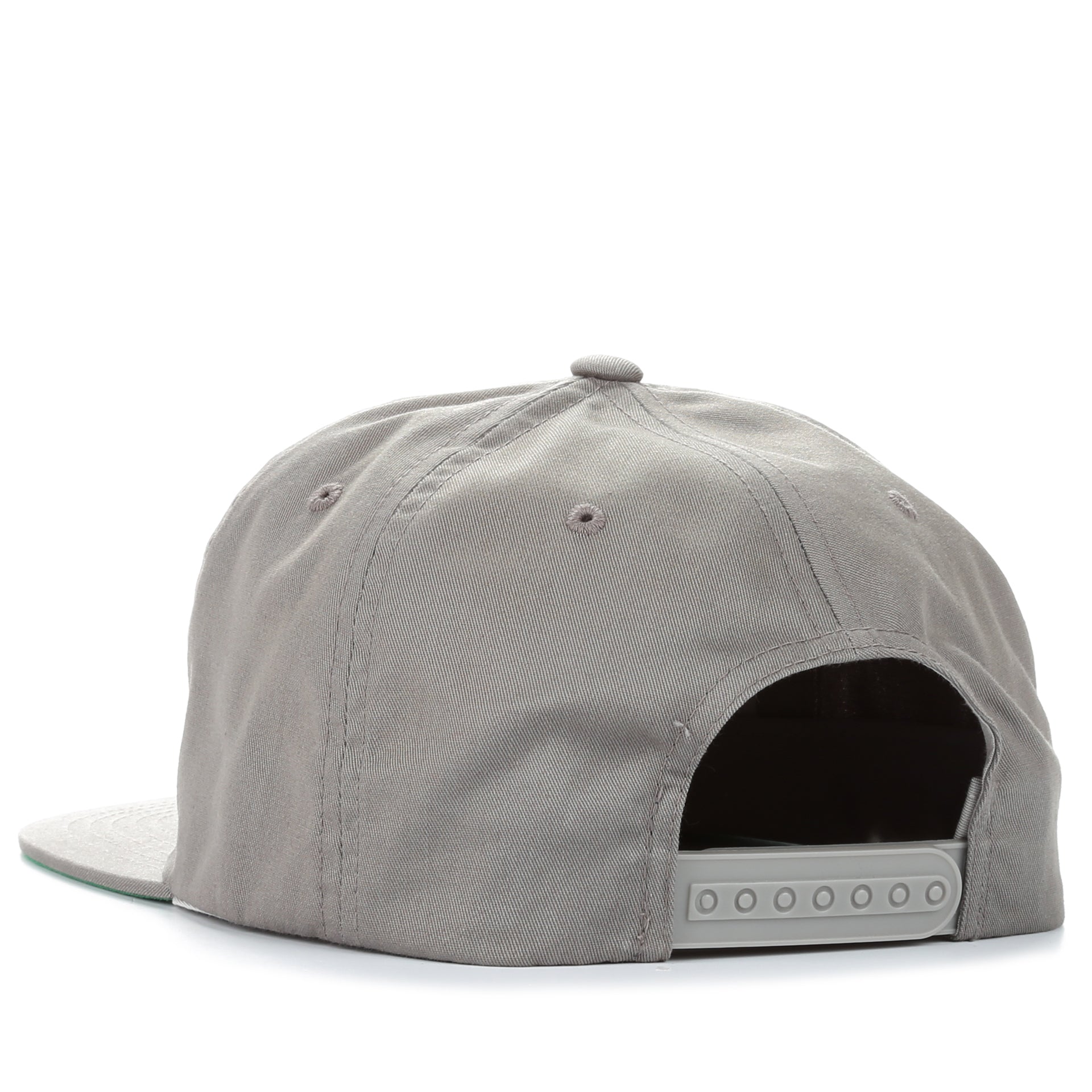 Brixton Stith Snapback Hat - Grey Adjustable Baseball Cap for Men & Women - Perfect for Casual Wear, Sports, and Outdoor Activities