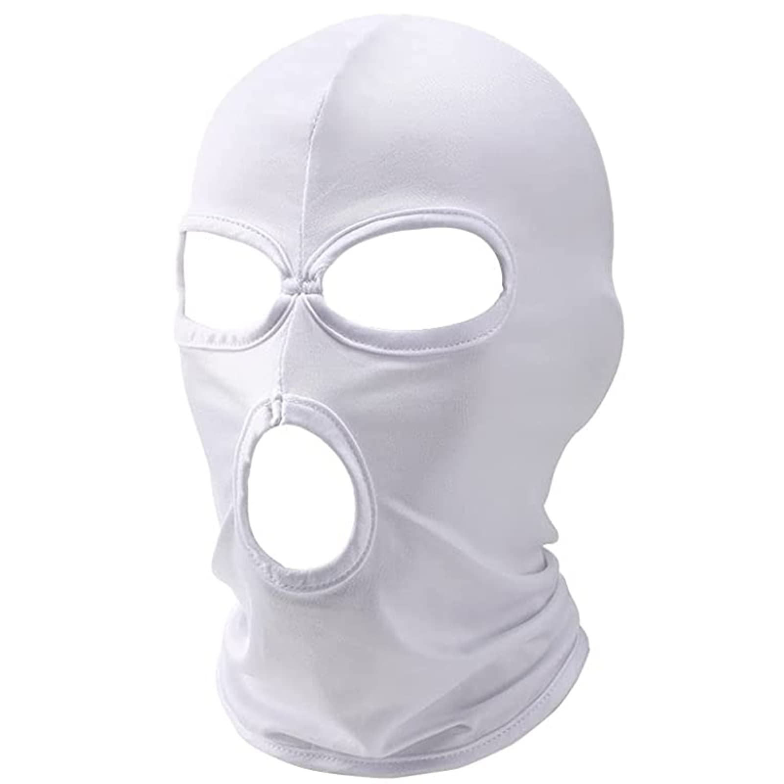 3 Hole Full Face Mask for Men & Women - Breathable Thin Balaclava for Motorcycle, Bike, Hunting, Cycling, Skiing & Outdoor Sports - Cold Weather Protection Gear
