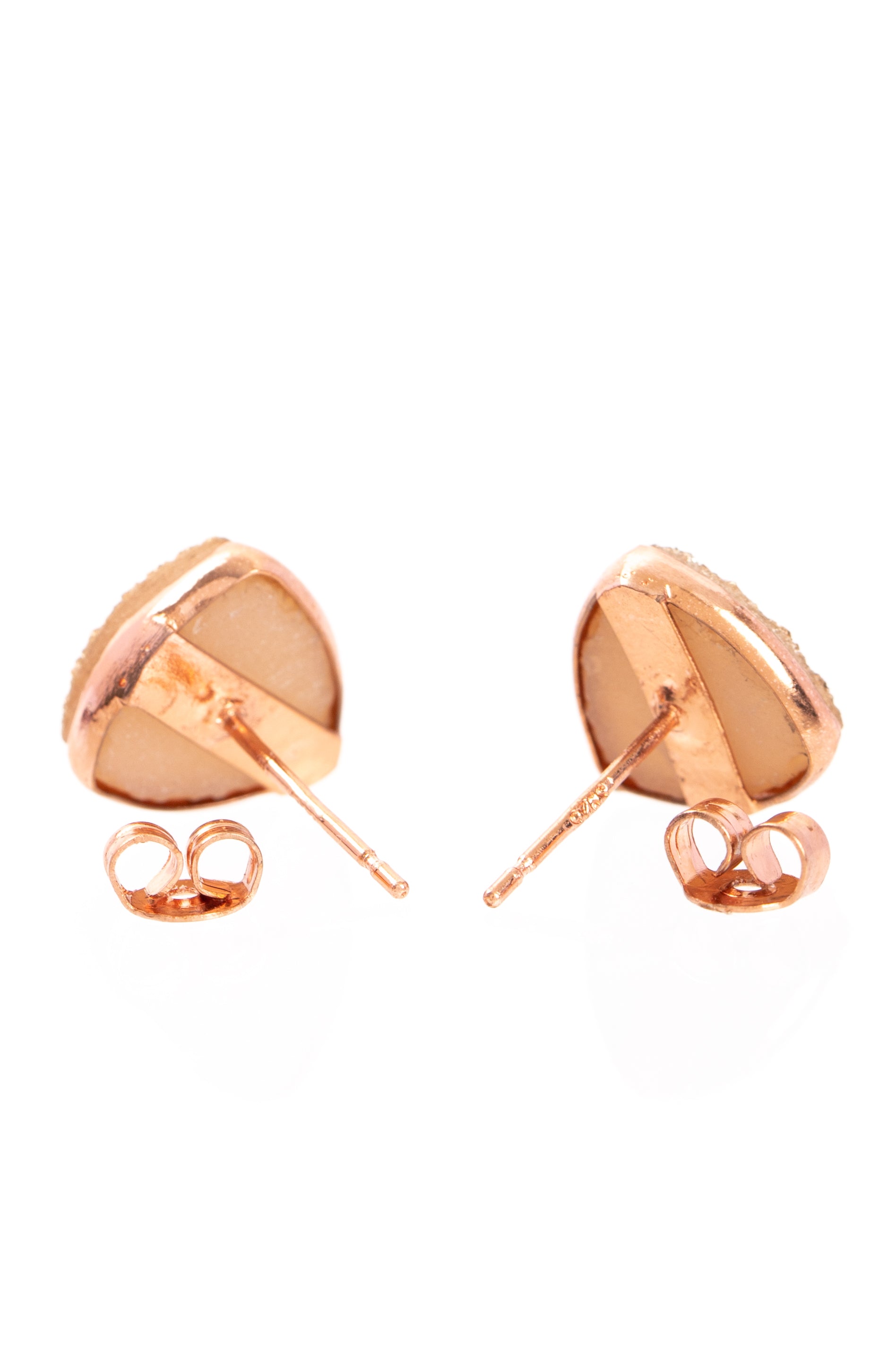 Druzy Stone Stud Earrings for Women – Sparkling Crystal Jewelry for Everyday Wear & Special Occasions