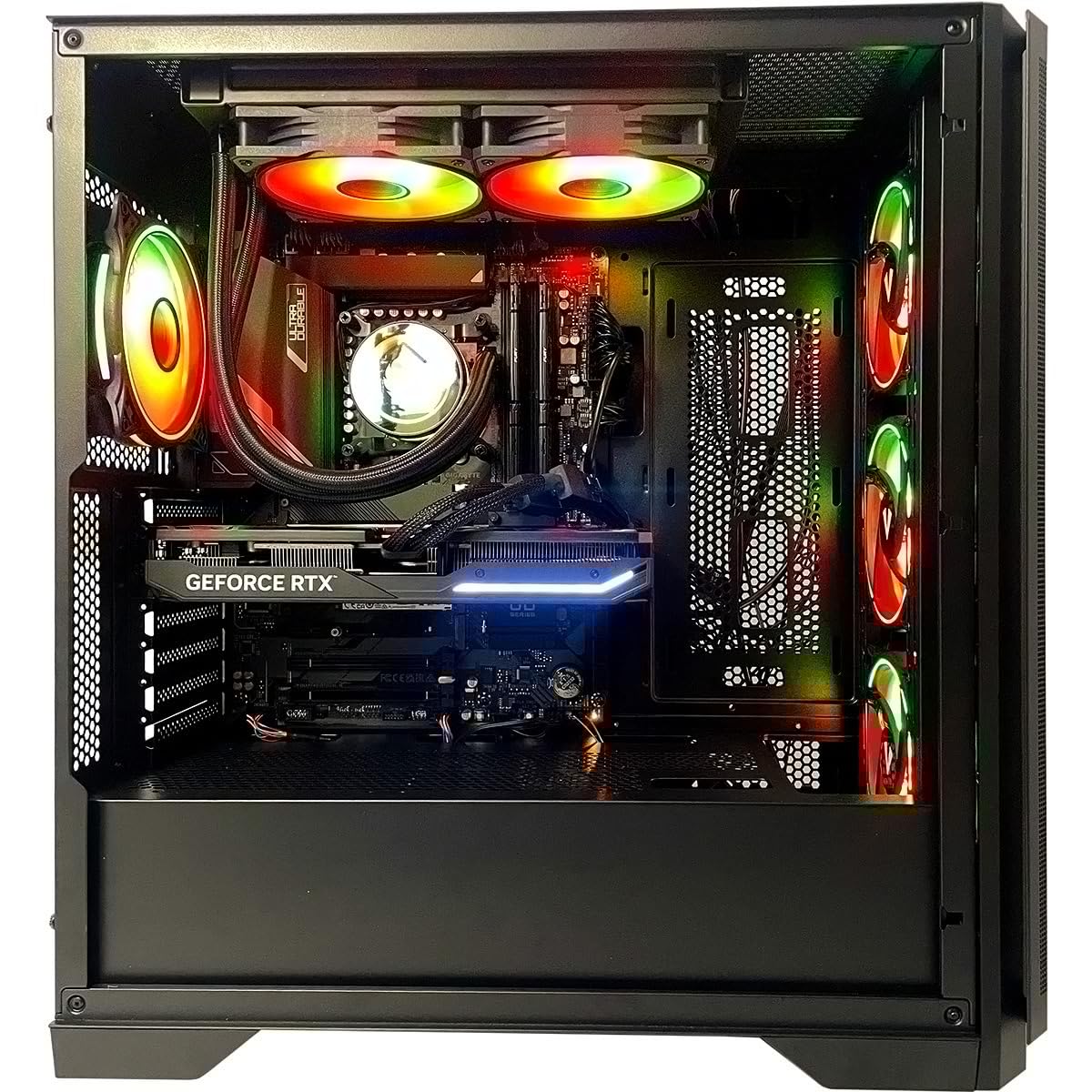 Ginger6 Gaming PC Desktop 14ZI69W-8X - Intel Core i9 14900F, RTX 3060 12GB, 1TB NVMe SSD, 64GB DDR5, Z790, Wi-Fi 6E, Liquid Cooling, Win 10 Home - High Performance Gaming & Streaming Computer for Esports & VR