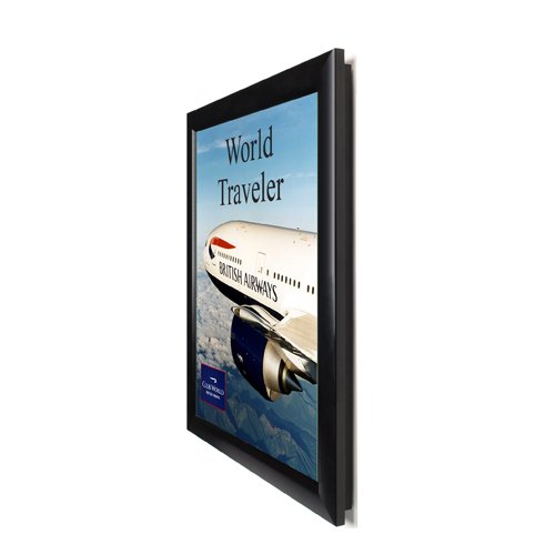 24x48 Inch Metal Frame Super Wide Face Poster Swing Frames - Perfect for Home Decor, Office Displays, and Art Gallery Exhibitions