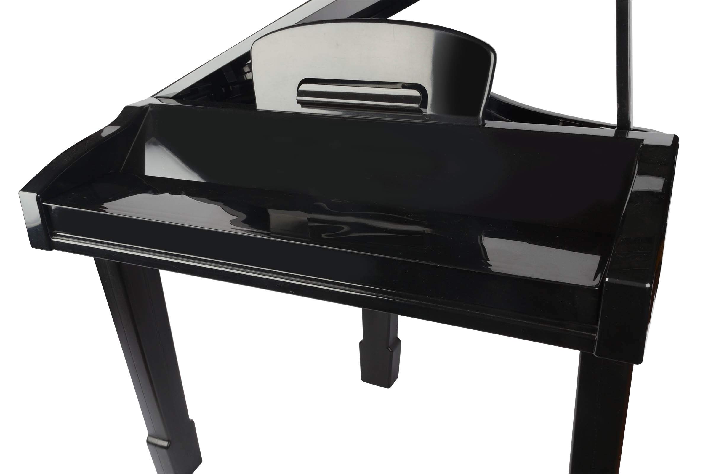 88-Key Red Digital Piano with Stand & Bench - Perfect for Home, Studio, and Beginner Piano Lessons
