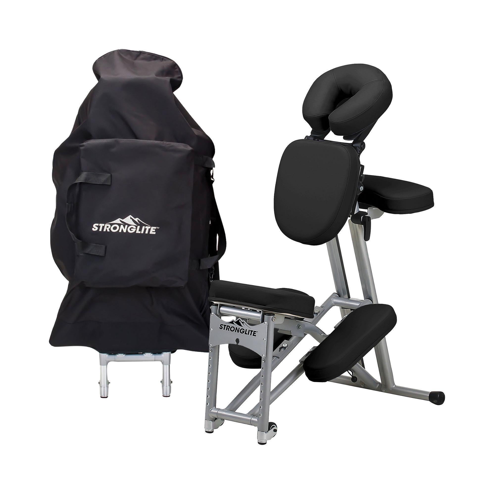 Earthlite Ergo Pro II Massage Chair - Professional Shiatsu Massage Chair with Zero Gravity Recline & Full Body Air Compression - Perfect for Home, Office & Spa Relaxation