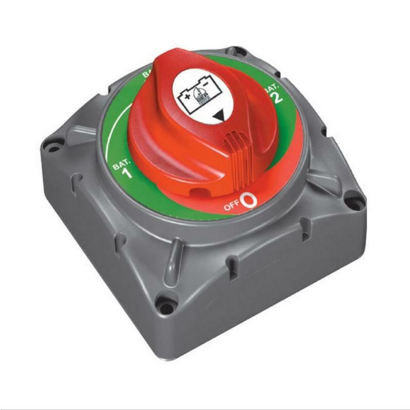 BEP Heavy Duty 4 Position Battery Switch for Marine, RV, and Off-Grid Power Systems - Perfect for Boats, Campers, and Solar Installations