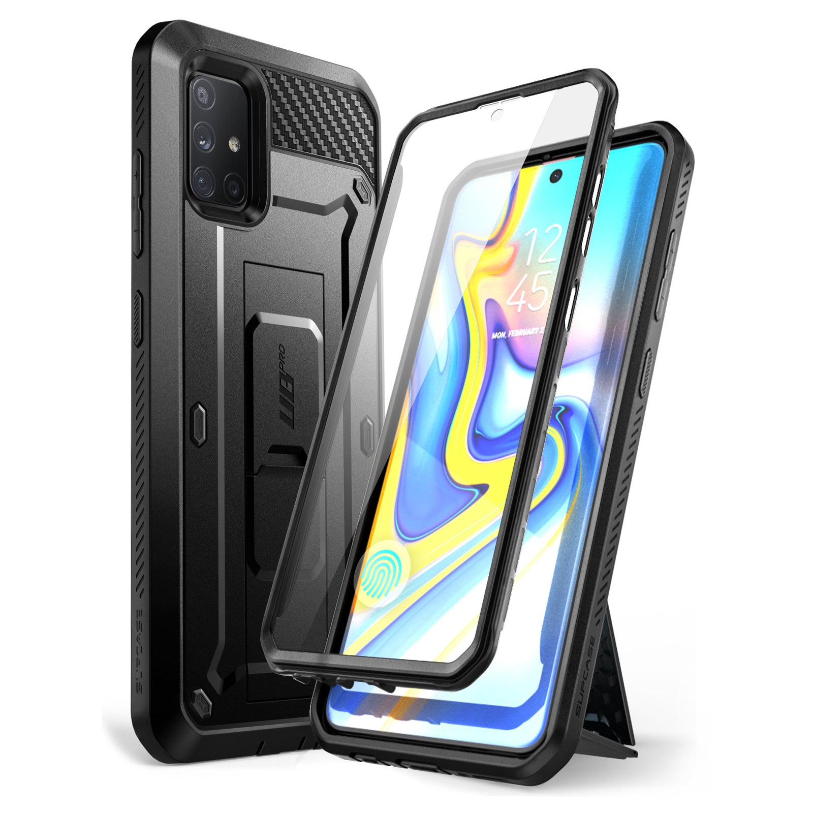 Samsung Galaxy A51 5G Case - Unicorn Beetle Pro Heavy Duty Rugged Protective Cover with Shockproof Design (Black) - Perfect for Outdoor Activities, Construction Work & Extreme Sports Protection
