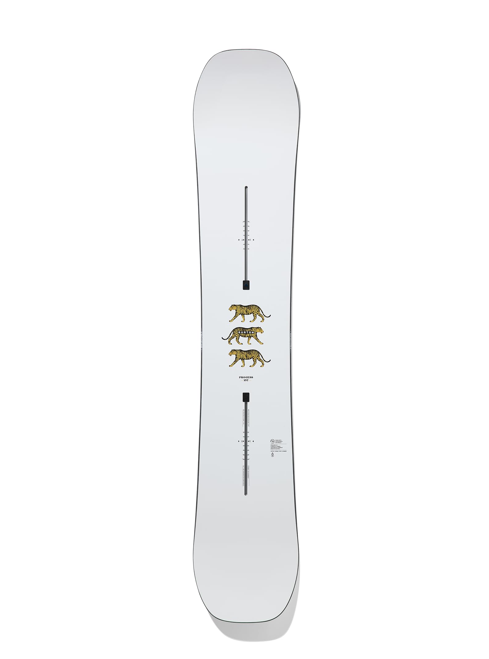 Burton Men's Process Snowboard - All-Mountain Freestyle Snowboard for Men | Perfect for Park, Powder & Groomed Runs