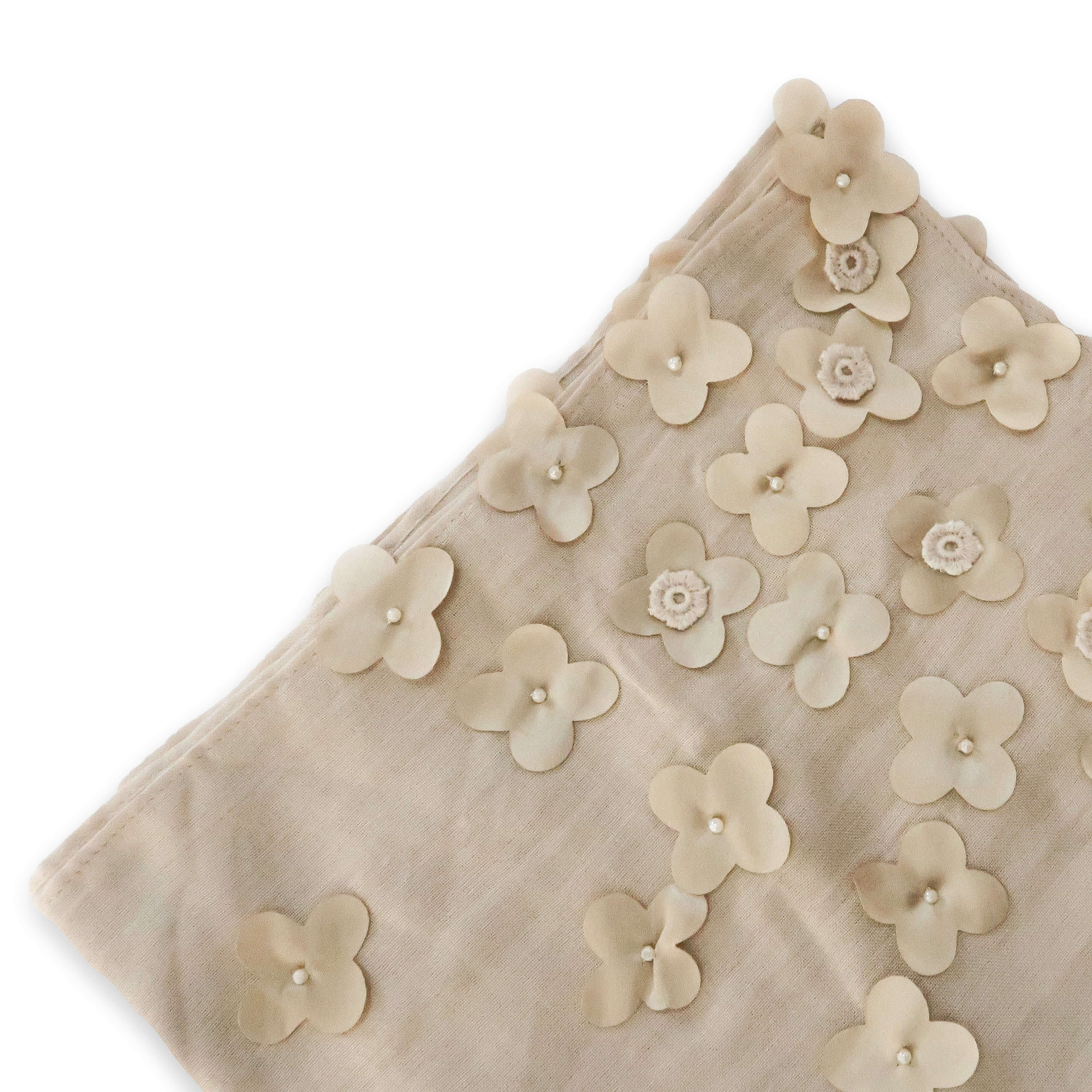 Platinum Flower Petal Earrings for Women - Elegant Floral Jewelry for Weddings, Parties & Special Occasions