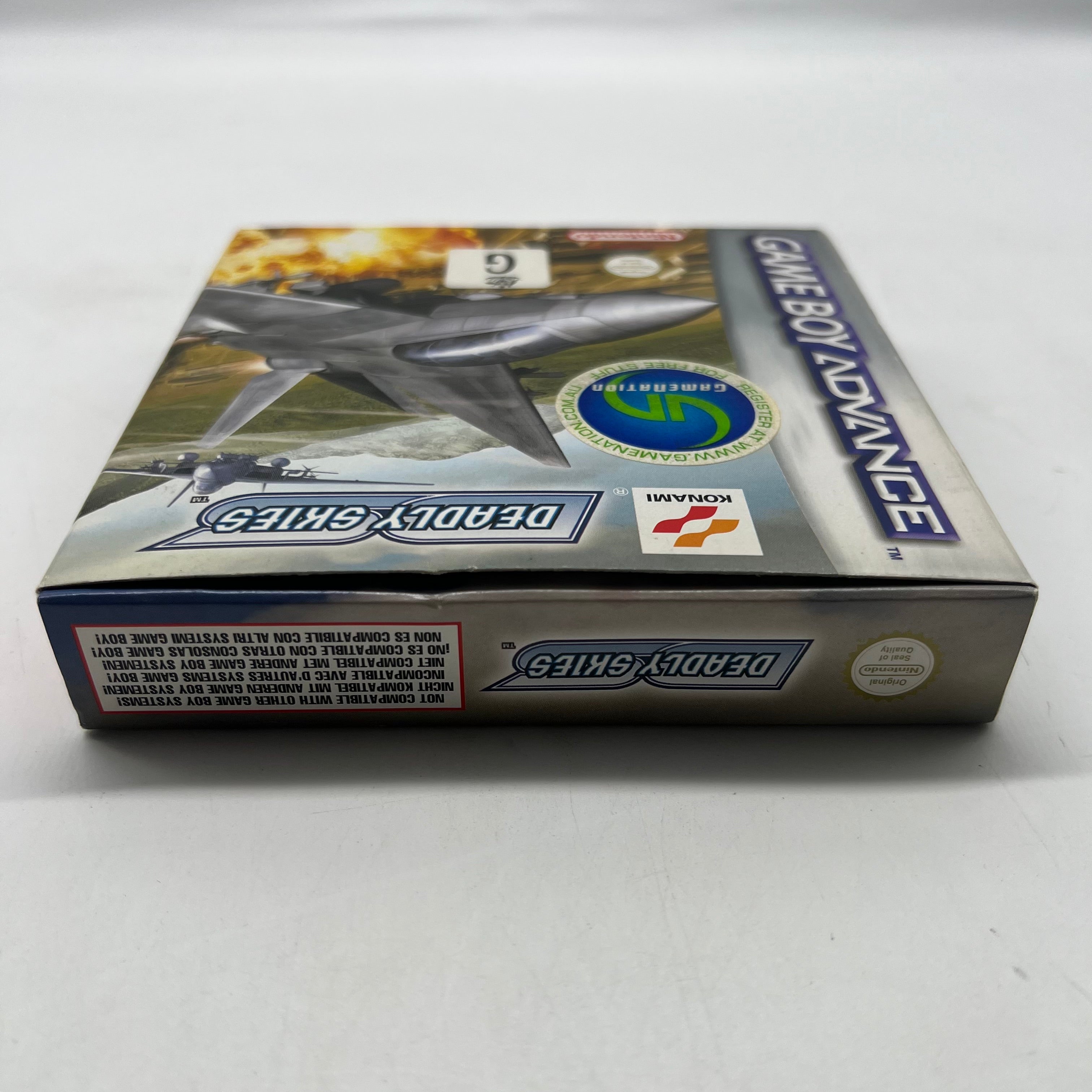 Deadly Skies GBA Game - Complete Boxed PAL Version for Game Boy Advance - Perfect for Retro Gaming & Collectors