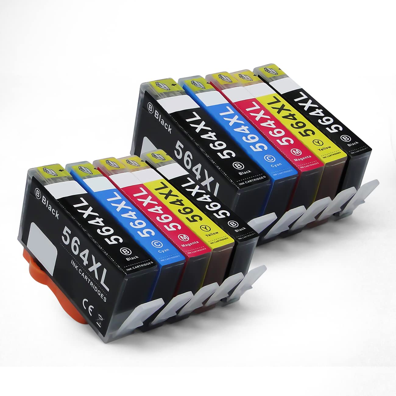HP 564XL Compatible Ink Cartridges (10-Pack) - Replacement for HP 564XL 564 Ink for PhotoSmart 7520 7510 6520 6510 5520 5510 B8550 & OfficeJet 4620 3500 Printers - High-Quality Printing for Photos, Documents & Office Use