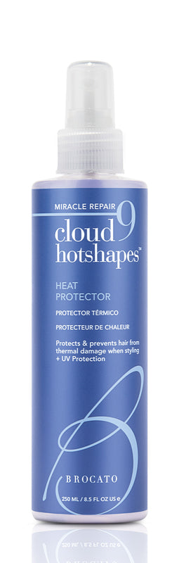 BROCATO CLOUD 9 HOTSHAPES Professional Flat Iron & Finishing Hair Spray 8.5 oz - Salon Quality Styling Tool for Straightening & Smoothing Hair at Home