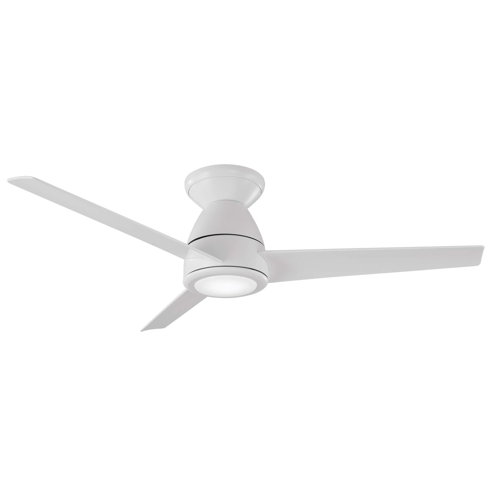 Tip Top Smart 44in 3-Blade Flush Mount Ceiling Fan with 3500K LED Light Kit & Remote Control - Works with Alexa, Google Assistant, Samsung Things, iOS & Android App - Perfect for Living Room, Bedroom, and Patio