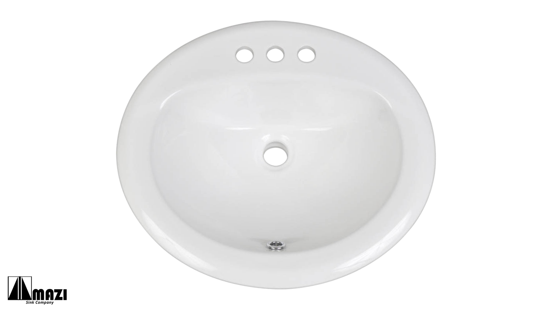 Premium Ceramic Drop-In Bathroom Sink - White Porcelain Vessel Vanity Sink with Overflow - Perfect for Modern Bathrooms & Powder Rooms