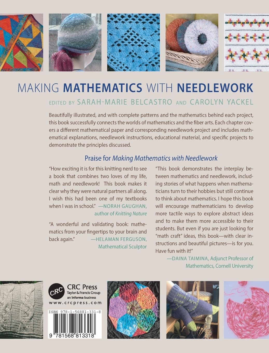 Making Mathematics with Needlework: 10 Creative Projects & Mathematical Papers - DIY Math Crafts for Home Decor, Educational Activities & STEM Learning (AK Peters/CRC Recreational Mathematics Series)