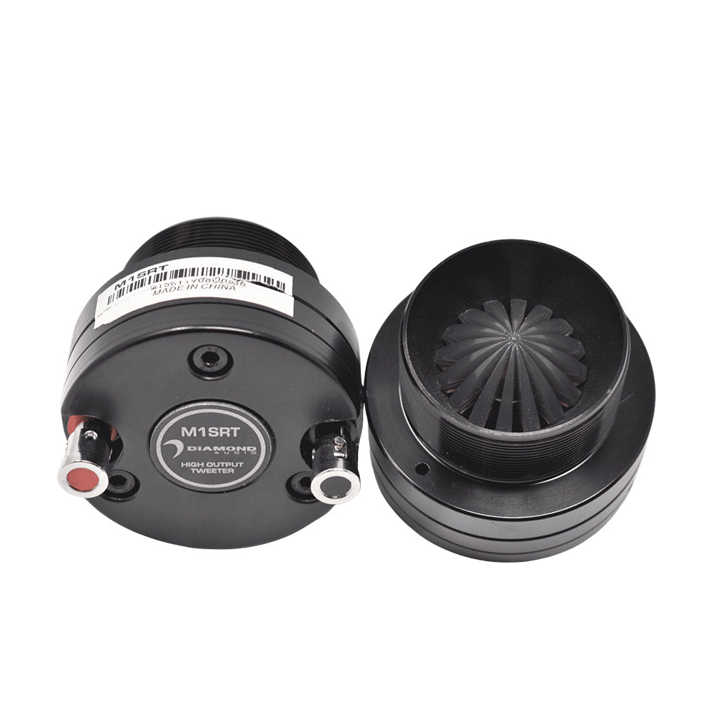 Diamond Audio M1SRT 1 Compression Extreme Output Tweeter Short Horn - High-Performance Car Audio Tweeter for Crystal Clear Sound | Perfect for Car Stereo Upgrades & Professional Sound Systems