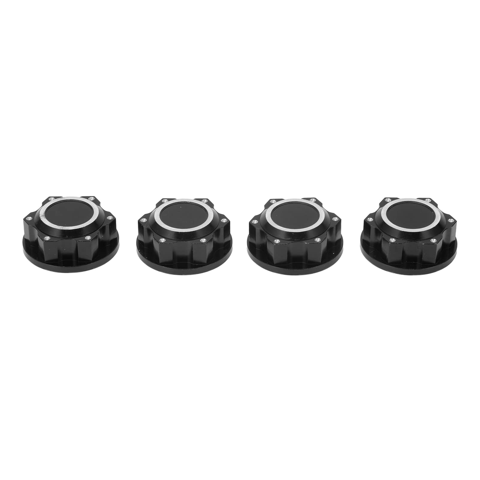 Raguso Wheel Lock Nuts for 1:5 Scale RC Cars - Secure Black Nuts Compatible with Kraton 8S & Other Large RC Models - Perfect for Off-Road Bashing, Racing & Drifting