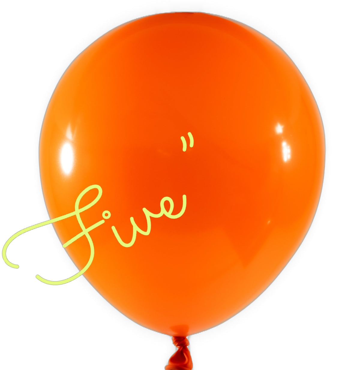 100-Pack 5-Inch Orange Latex Balloons for Birthday Parties, Baby Showers & Decorations - Bulk Party Supplies