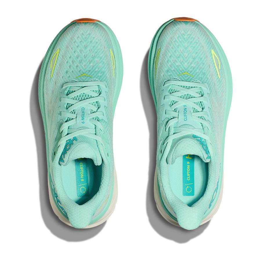 HOKA Women's Clifton 9 Running Shoes - Lightweight Cushioned Sneakers for Road Running, Walking & Gym Workouts