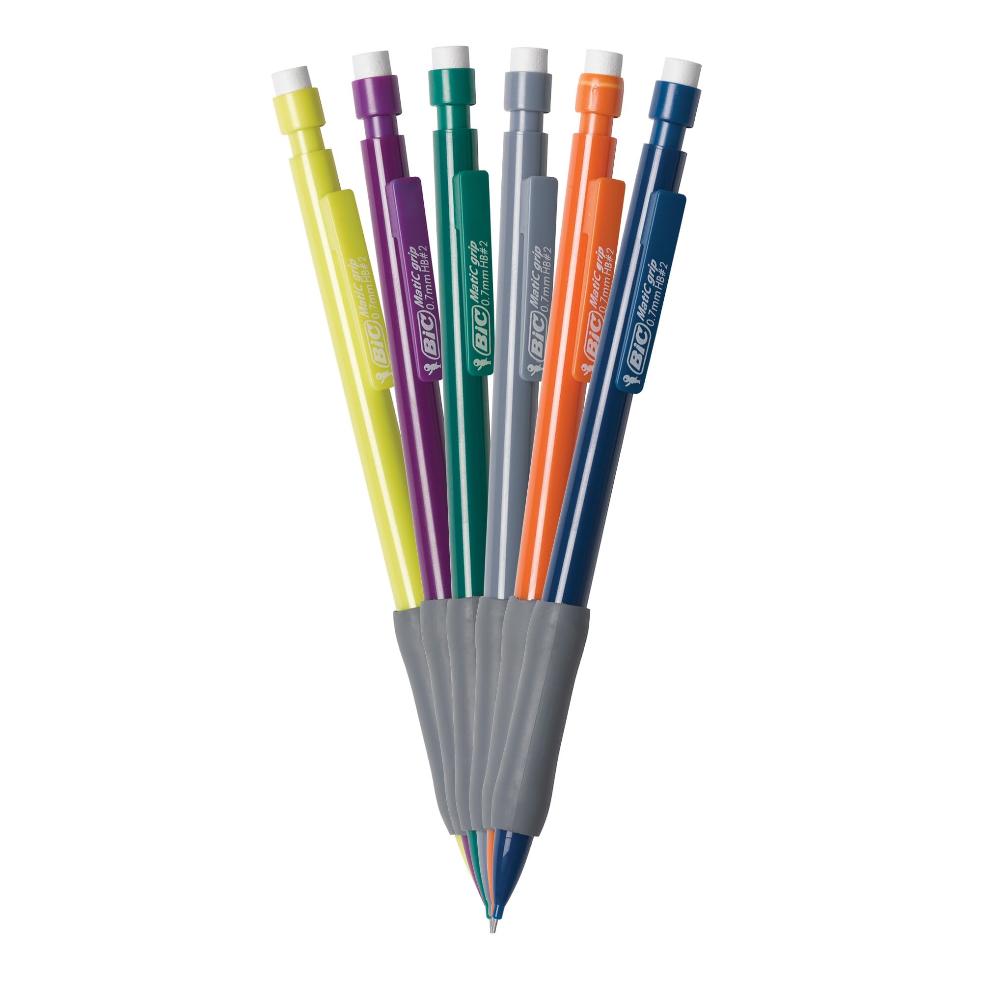 BIC Xtra Comfort 0.7mm Mechanical Pencils, 12-Pack for School & Office