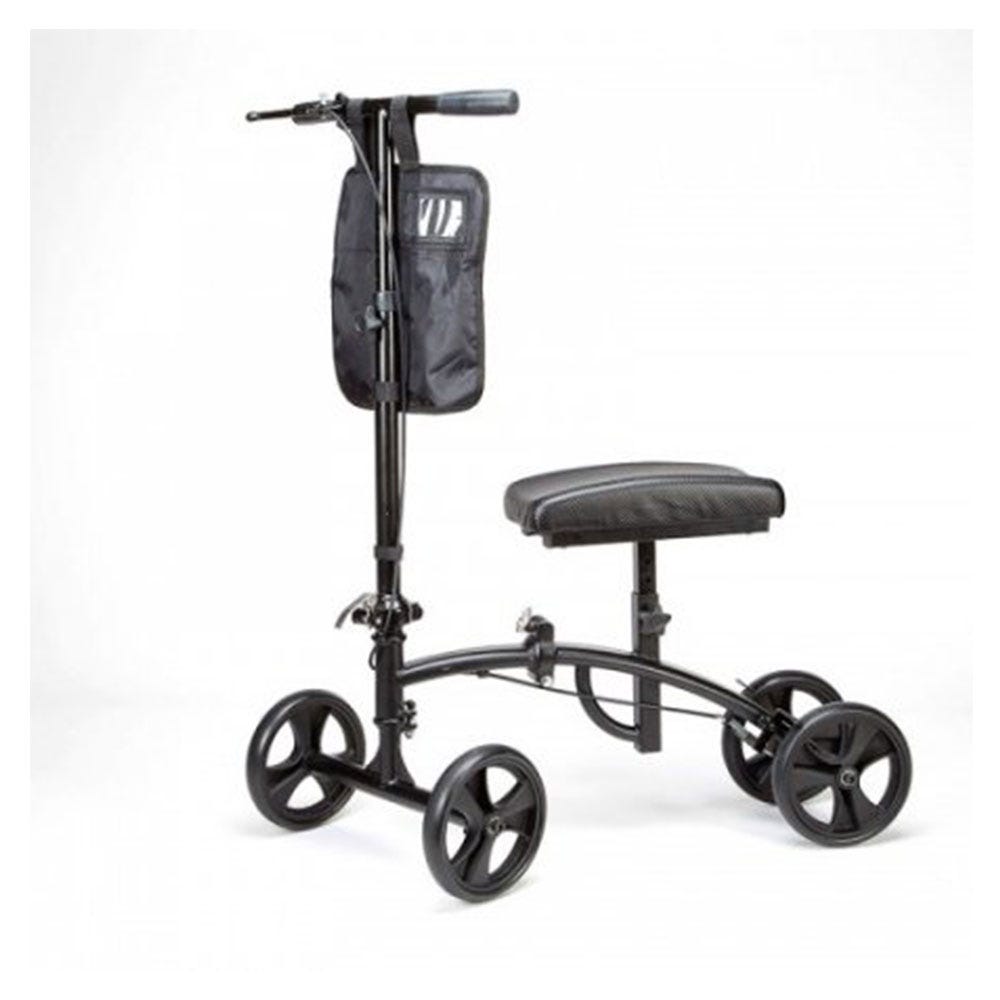 Cardinal Health Steerable Steel 8 Casters Knee Walker with 300 lb Weight Capacity - Ideal for Post-Surgery Recovery, Ankle Injuries & Mobility Assistance