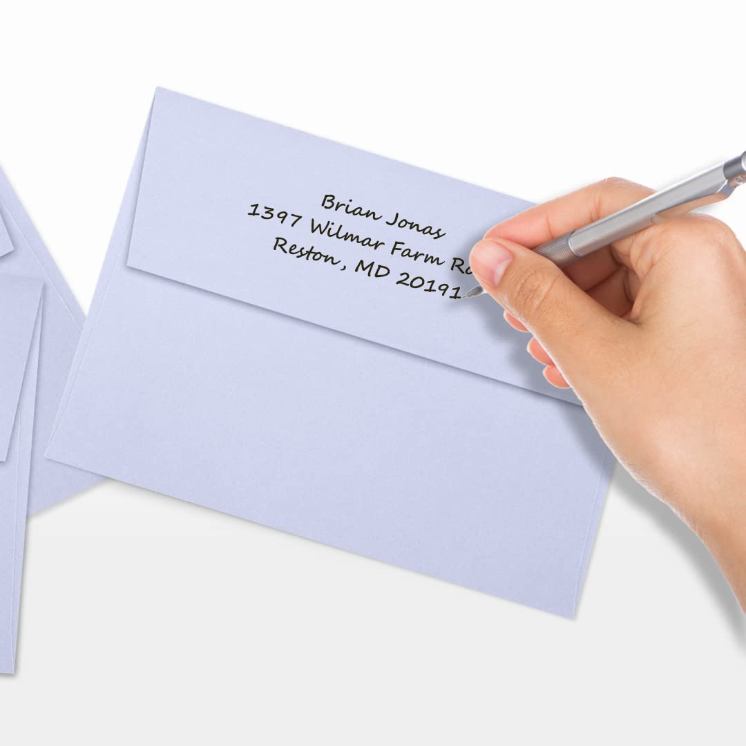 LUXPAPER A7 Invitation Envelopes 5x7 Cards - 80 lb. Lilac Purple Printable Envelopes with Peel & Press Seal - 1000 Pack (5.25x7.25 in) - Perfect for Wedding Invitations, Greeting Cards, Business Correspondence & Special Events