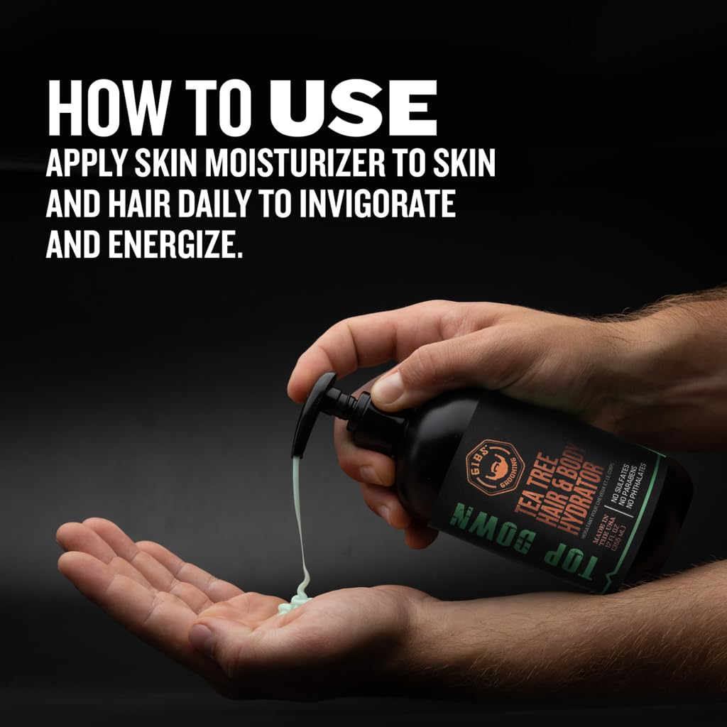 GIBS Top Down Hair and Body Hydrator - Moisturizing Leave-In Conditioner for Dry Hair & Skin | Perfect for Post-Shower Hydration, Daily Hair Care & Body Moisturizing